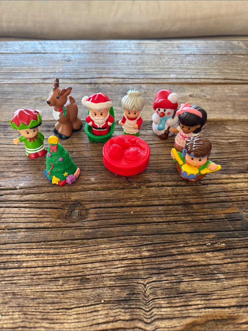 Fisher Price Little People Christmas characters 10 pc